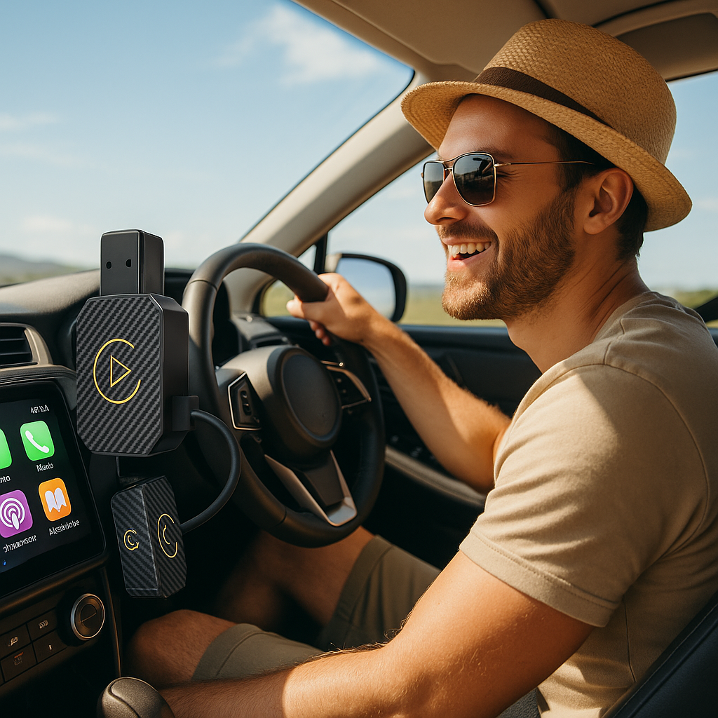 Adaptateur bluetooth voiture AAC™ carplay android connecte