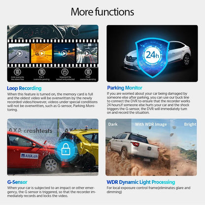Dashcam™Caméra de tableau de bord 4K UHD - Accessoires Auto Connectes