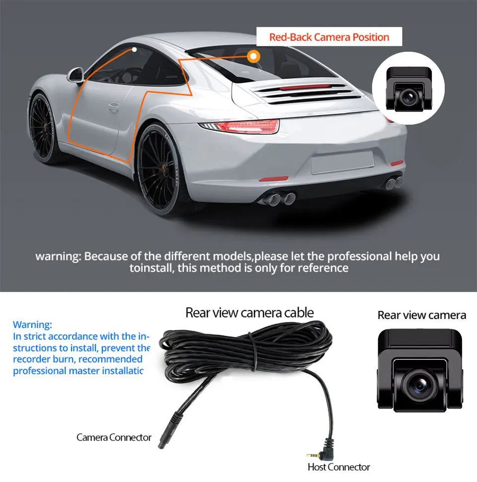 Dashcam™Caméra de tableau de bord 4K UHD - Accessoires Auto Connectes